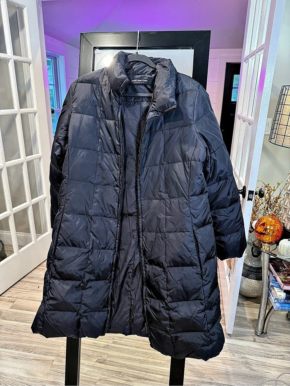 Marc New York Women's Black Puffer Coat Size XL Like New